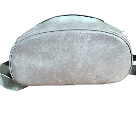 Cheruty Women Gray PU Leather Anti-Theft Backpack Purse Nylon Straps main image 4